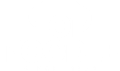 Top Noodle Logo White